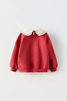 SWEATSHIRT WITH COLLAR