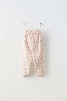 FLORAL OVERALLS WITH STRAPS