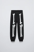 SKELETON BONE PRINT PANTS