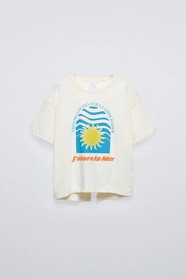 CUT OUT SUN T-SHIRT