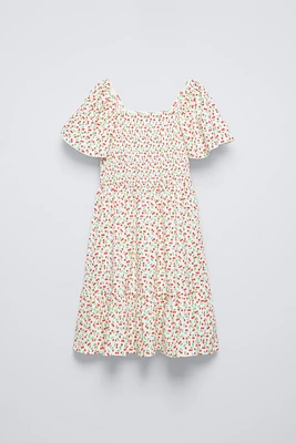 FLORAL MUSLIN DRESS