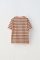 PATCH STRIPED T-SHIRT