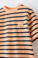 PATCH STRIPED T-SHIRT