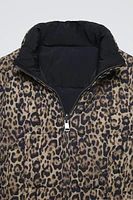 ANIMAL PRINT REVERSIBLE JACKET