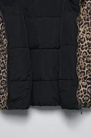 ANIMAL PRINT REVERSIBLE JACKET