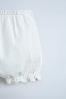 EMBROIDERED BLOOMERS