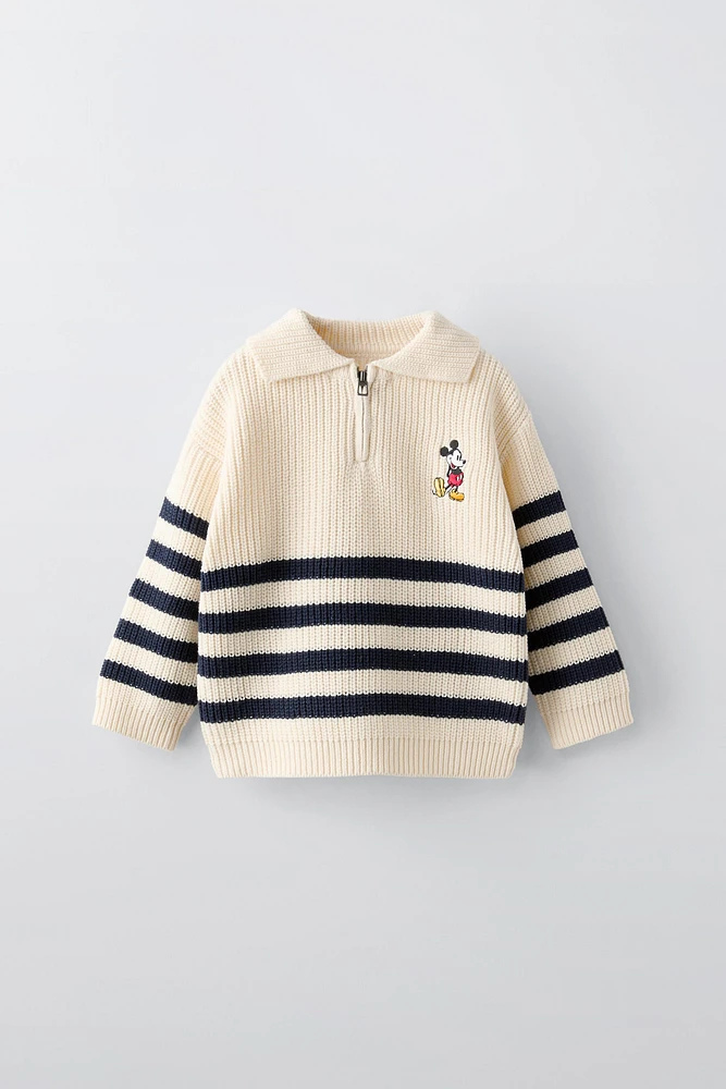 STRIPED MICKEY MOUSE © DISNEY SWEATER