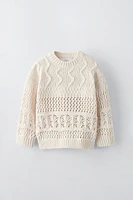 STRUCTURED CHENILLE SWEATER