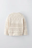 STRUCTURED CHENILLE SWEATER