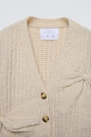 BOWS KNIT CARDIGAN