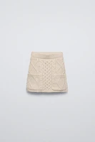 CABLE KNIT SKIRT