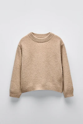 100% CASHMERE KNIT SWEATER