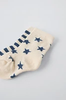 TWO-PACK OF STRIPES AND STARS SOCKS