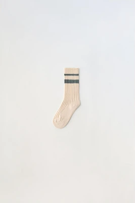 STRIPED KNIT SOCKS