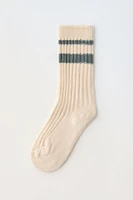 STRIPED KNIT SOCKS