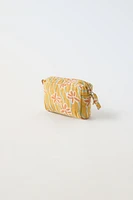 BOHO PRINT QUILTED TOILETRY BAG