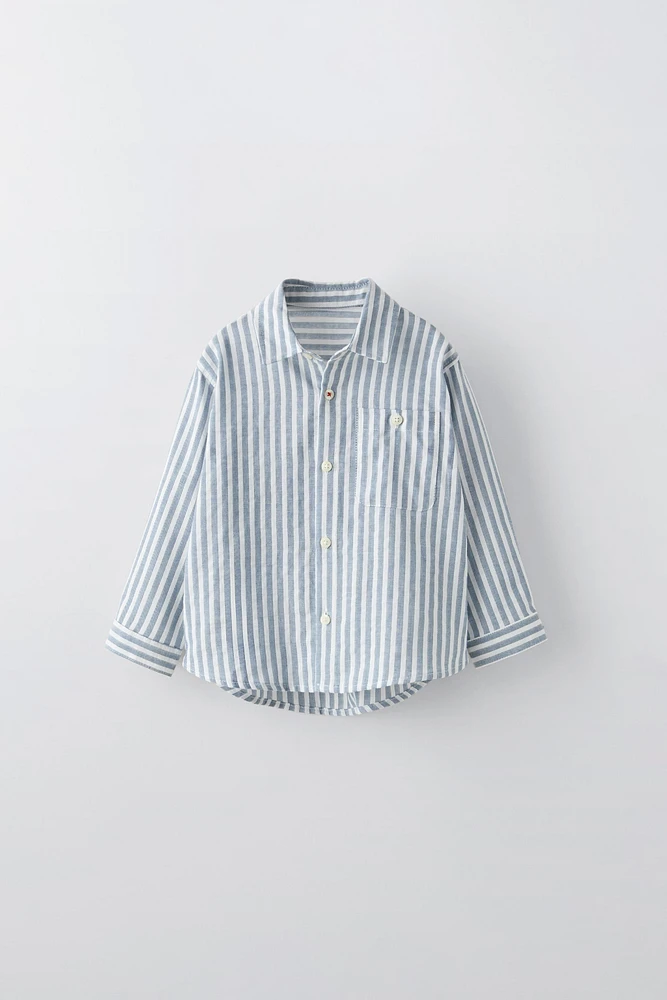 STRIPED POCKET SHIRT