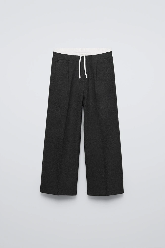 DOUBLE WAISTBAND PANTS