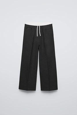 DOUBLE WAISTBAND PANTS