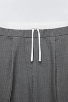 DOUBLE WAISTBAND PANTS