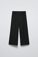 ELASTICATED BELT PANTS