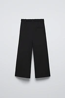 ELASTICATED BELT PANTS