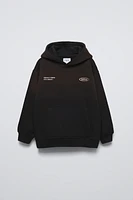 WASHED HOODIE SWEATSHIRT