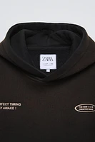 WASHED HOODIE SWEATSHIRT