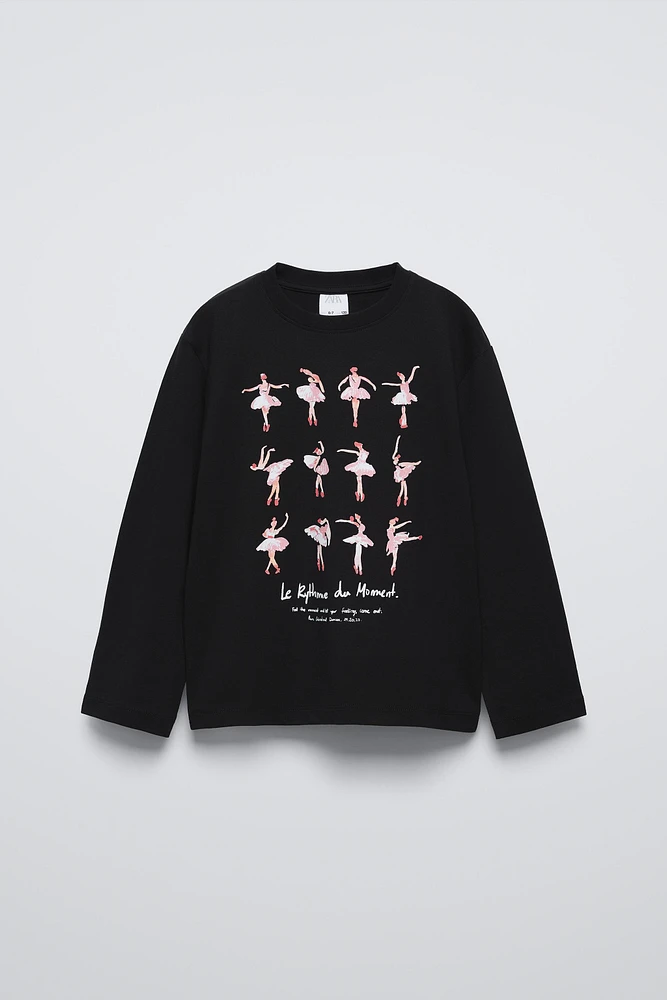 BALLET PRINT T-SHIRT