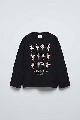 BALLET PRINT T-SHIRT