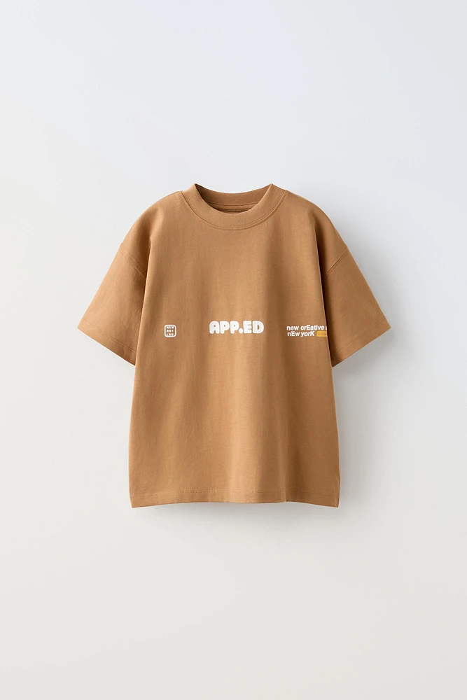 TEXT PRINT T-SHIRT