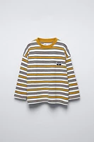 PATCH STRIPED T-SHIRT