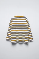 PATCH STRIPED T-SHIRT