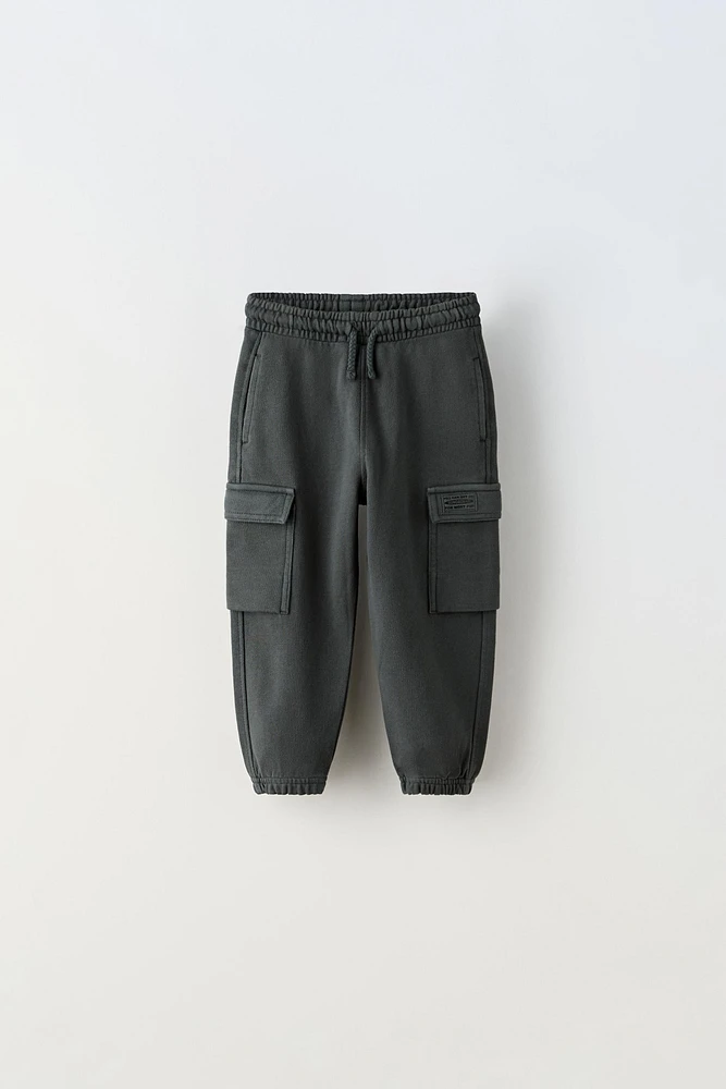 PLUSH CARGO PANTS