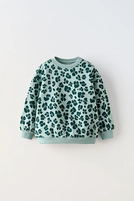 ANIMAL PRINT SWEATSHIRT