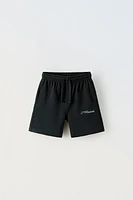 BASIC SHORTS WITH LABEL