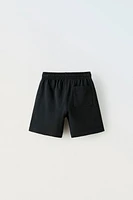 BASIC SHORTS WITH LABEL