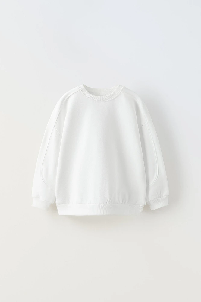 PIECED SWEATSHIRT