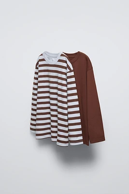 TWO-PACK OF STRIPED T-SHIRTS