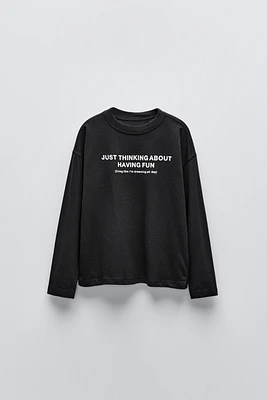 TEXT T-SHIRT