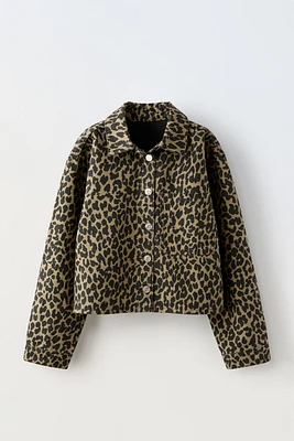 ANIMAL PRINT OVERSHIRT