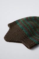 STRIPED KNIT HAT