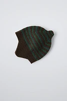 STRIPED KNIT HAT