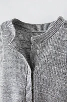 PURL KNIT OVERALLS