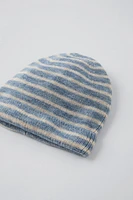 STRIPED WOOL AND CASHMERE HAT