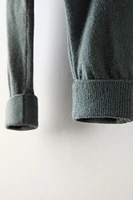 COTTON - SILK KNIT PANTS