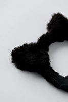 FURRY EARED HEADBAND