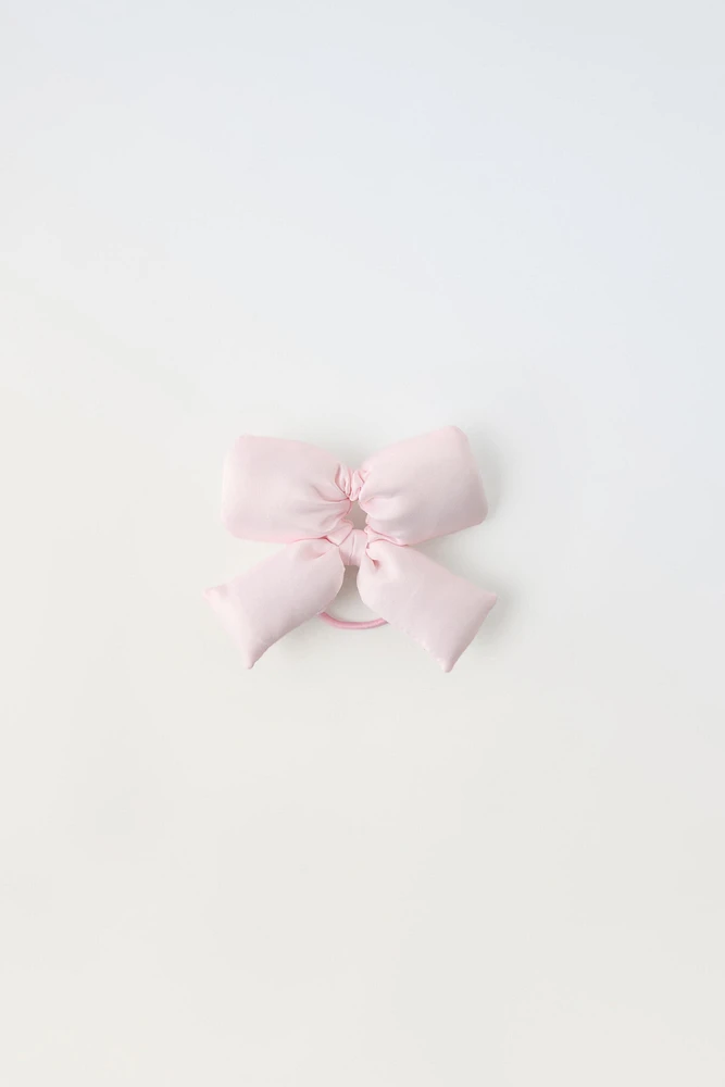 PADDED BOW SCRUNCHIE