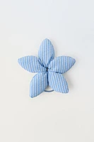 STRIPED QUILTED STAR SCRUNCHIE