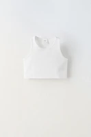 SLEEVELESS CROP TOP